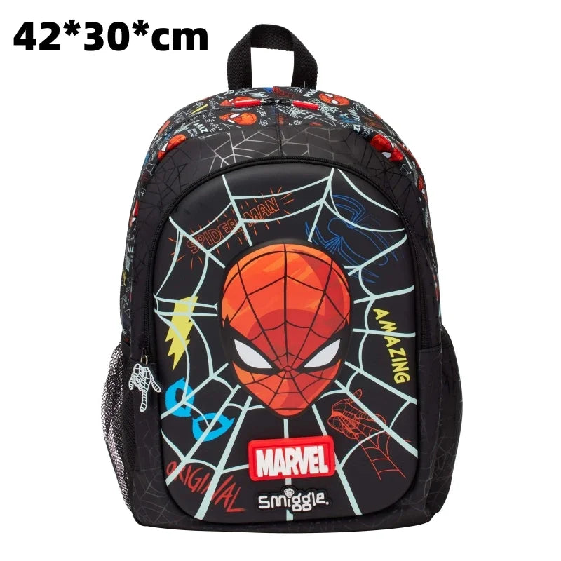 Smiggle Spider-Man School Set – Backpack, Lunch Bag, Wallet, Pencil Box & Water Cup