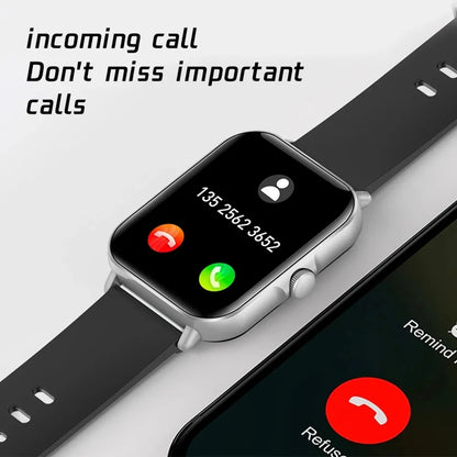 2025 2.01'' Smart Watch, Bluetooth Call, Music Player, Fitness Tracker, Sport Waterproof Watch for Men & Women, iPhone/Android