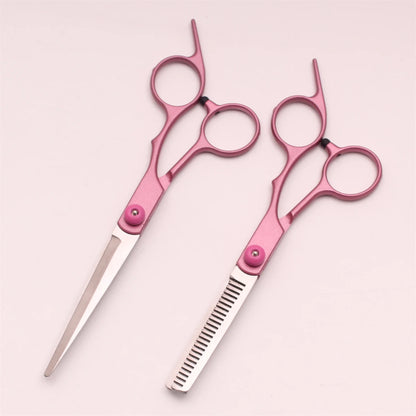 Hair Cutting Scissors 6" Japan Stainless Steel Hairdressing Shears Thinning Set Styling Tool C1000
