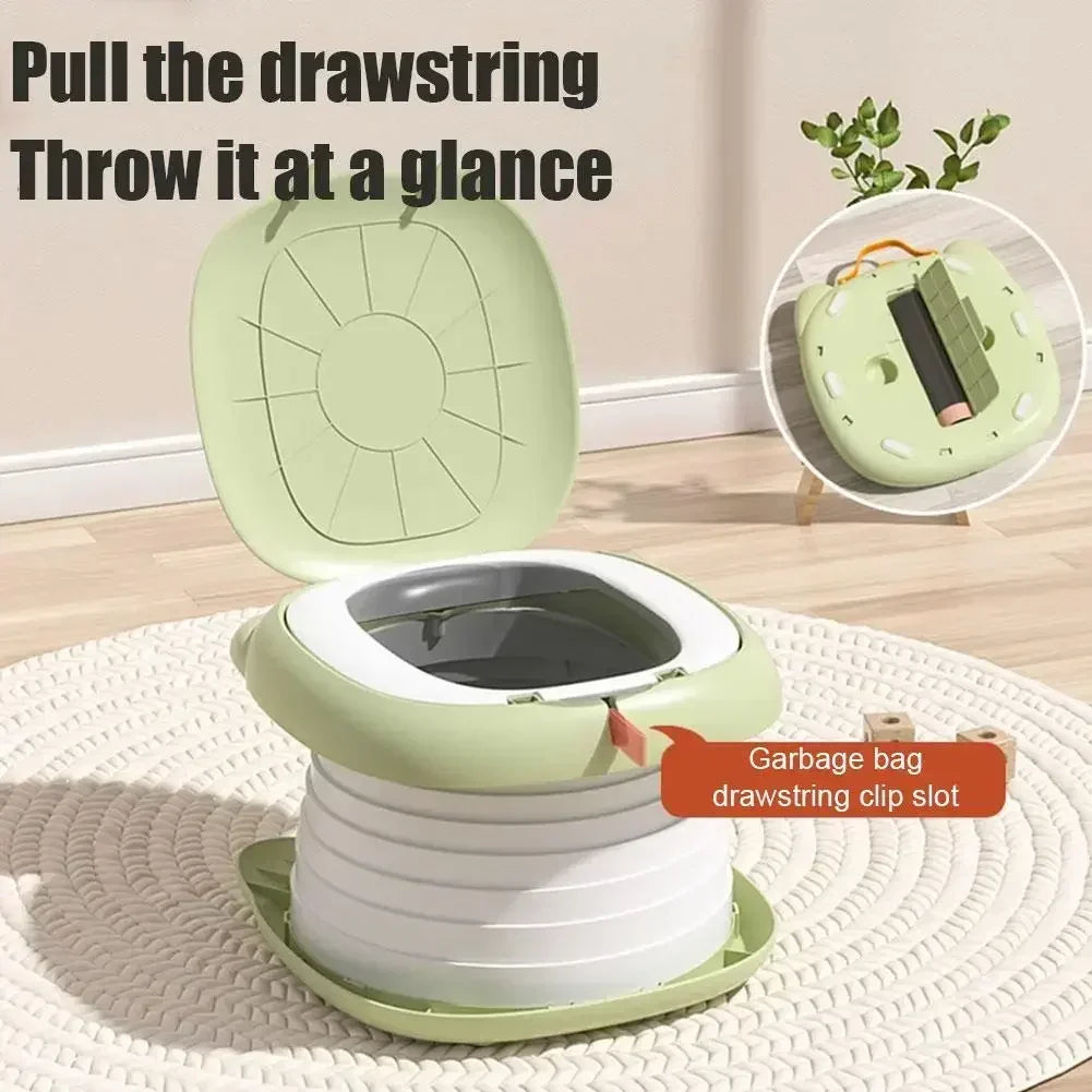 Portable Folding Toilet for Kids, Travel Potty for Car, Camping, Indoor & Outdoor Use
