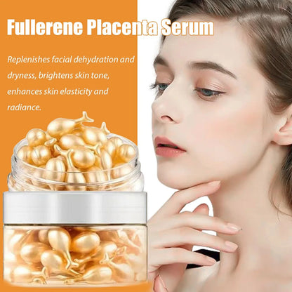 50PCS Collagen Face Care Capsules - Acne, Wrinkle Remover & Firming Hyaluronic Acid Serum Essence