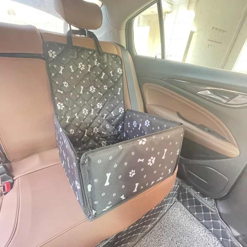 CAWAYI KENNEL Pet Dog Carrier & Car Seat Cover – Waterproof Travel Hammock for Dogs & Cats