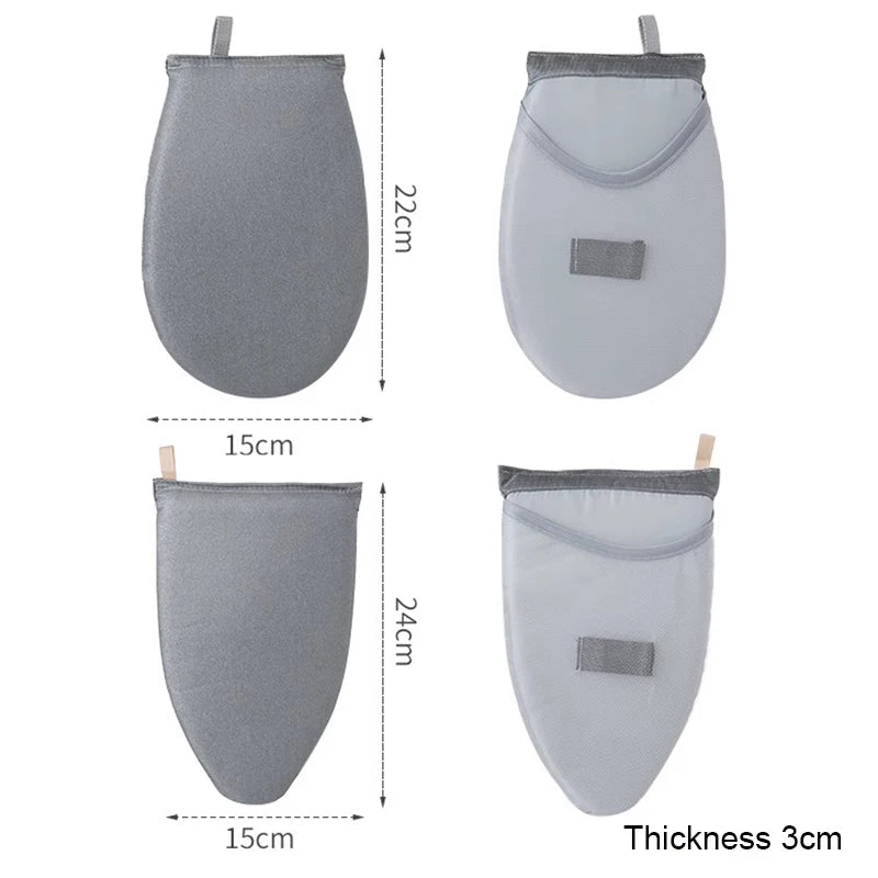 Washable Mini Ironing Board with Anti-Scald Gloves & Heat-Resistant Pad Cover