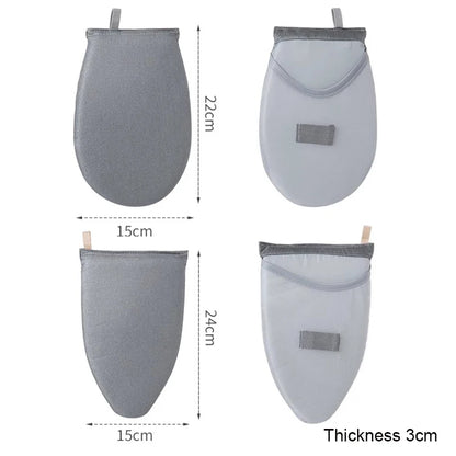 Washable Mini Ironing Board with Anti-Scald Gloves & Heat-Resistant Pad Cover