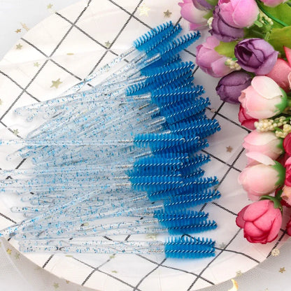CNK Disposable Eyelash Brushes – 5/50 Pcs Mascara Wands Applicator Spoolers for Makeup