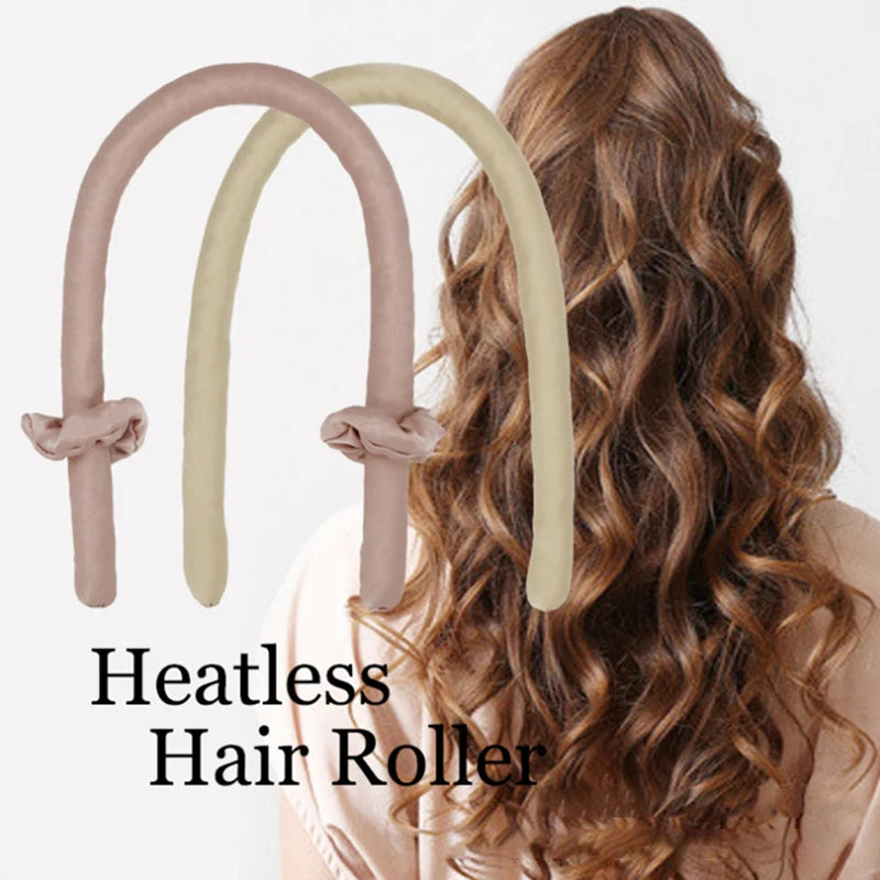 Heatless Curling Rod Headband for Soft, Shiny Curls DIY Hair Curler Hairdressing Tool for Women