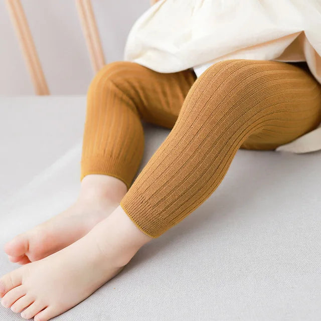 Spring Autumn Baby Pants, Cotton Stretch Leggings for Boys & Girls 0-6 Years