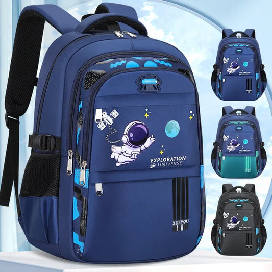 Astronaut Waterproof Backpack for Boys 2-16 Years – School & Primary Book Bag
