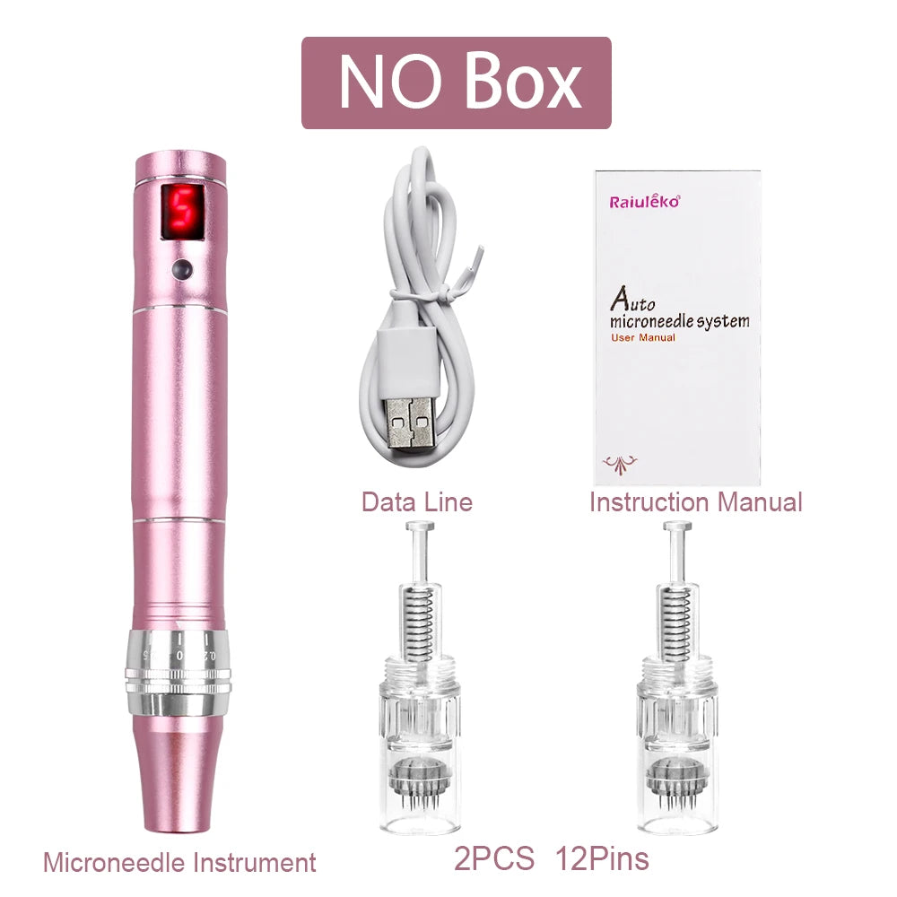 Electric Dr.Imp Wireless Dermapen - Microneedling Device with Nano Needle Cartridge