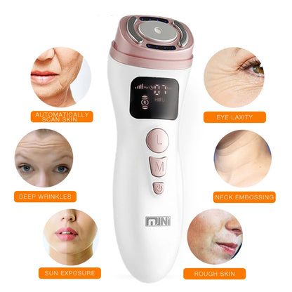 Mini HIFU Machine Ultrasonic RF EMS Facial Lifting & Skin Tightening Device