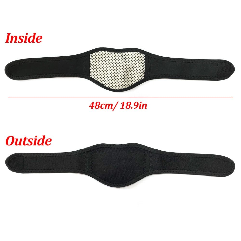 Magnetic Heated Neck Wrap for Cervical Pain Relief & Tourmaline Therapy