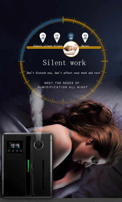 Scent Machine Aroma Diffuser, Wall-Mounted 160ML Fragrance Diffuser with Fan for Hotel & Home