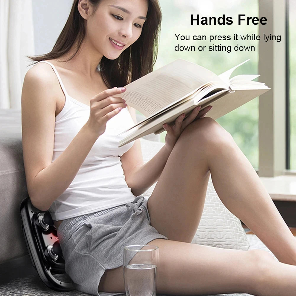 6-Head Massage Gun for Deep Tissue Muscle Relief Neck, Spine & Full Body Percussion