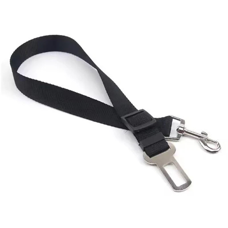 New Dog Car Seat Belt Safety Protector Travel Accessories Leash Collar Breakaway Solid Car Harness