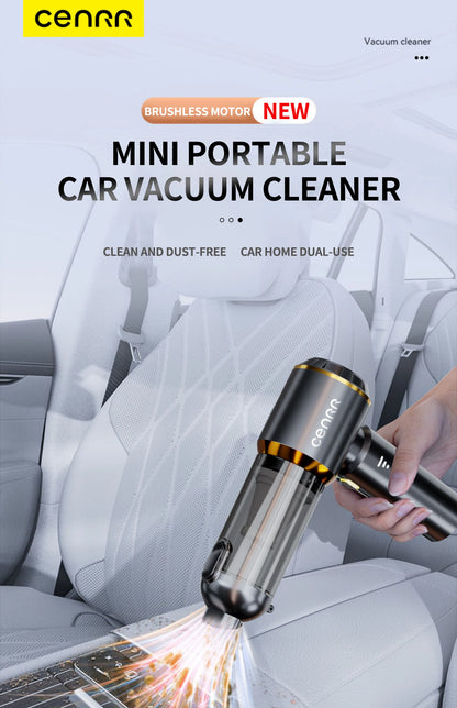 CENRR 998000PA Mini Cordless Car Vacuum Cleaner, Powerful Handheld Blower for Home & Car
