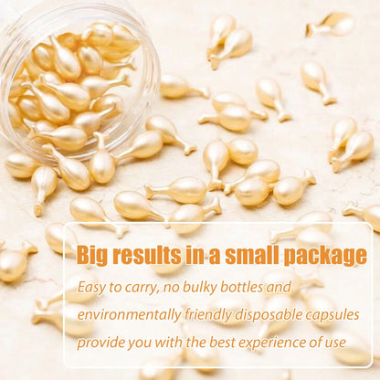 50PCS Collagen Face Care Capsules - Acne, Wrinkle Remover & Firming Hyaluronic Acid Serum Essence