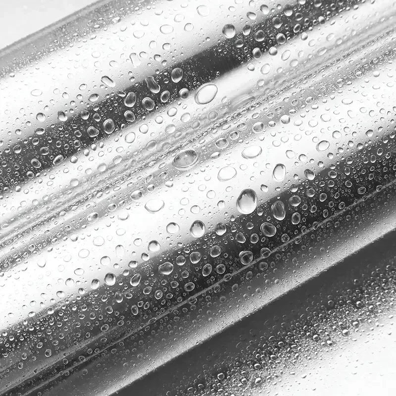 PVC Stainless Steel Removable Wallpaper - Waterproof, Oil-Proof Vinyl Sticker for Kitchen & Appliances