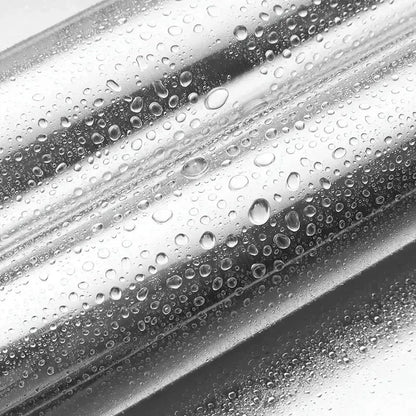 PVC Stainless Steel Removable Wallpaper - Waterproof, Oil-Proof Vinyl Sticker for Kitchen & Appliances