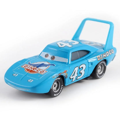 Disney Pixar Cars 2 Lightning McQueen Mini Diecast Racing Car Dinoco Racers Collection for Kids