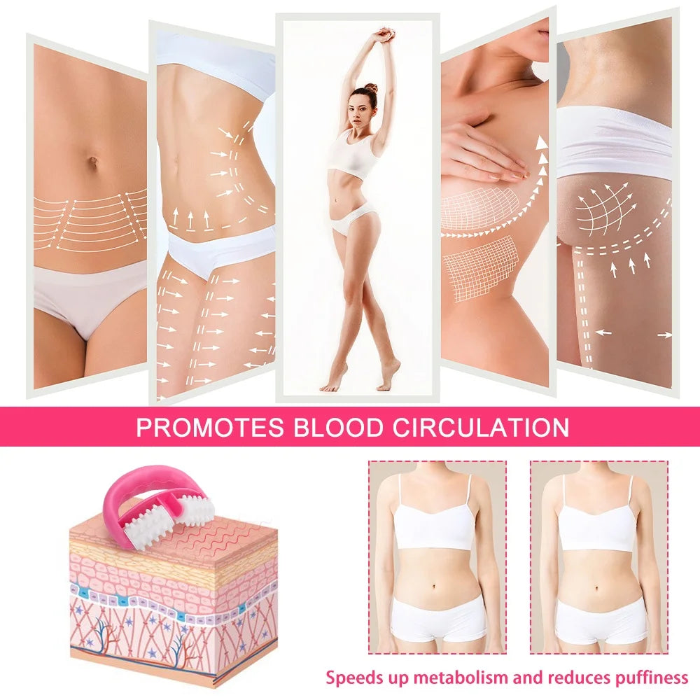 Fast Anti-Cellulite Roller Massager - Handheld Beauty & Health Care Tool