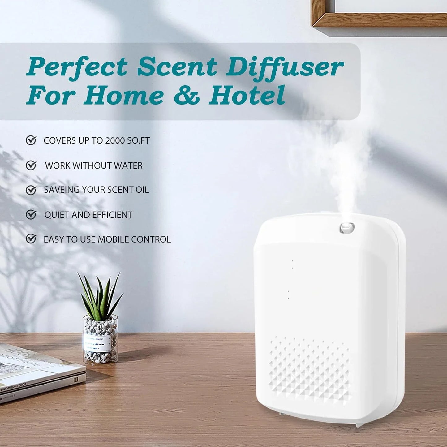 Fragrance Diffuser Electric Aromatic Oil & Air Freshener for Home and Hotel