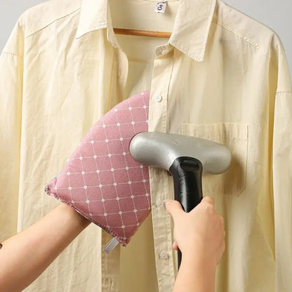 Fabric Handheld Ironing Board & Insulated Ironing Gloves for Home Use