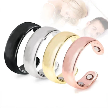 Magnetic Anti Snoring Ring Acupressure Sleep Aid
