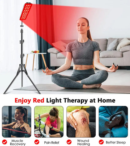 LED Red Light Therapy Lamp for Full Body & Face Muscle Relief and Beauty