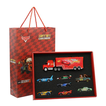 Disney Pixar Cars 3 Metal Diecast Lightning McQueen Mater Champion Car Model Toy Gift Set Jackson Uncle Truck Boy Birthday