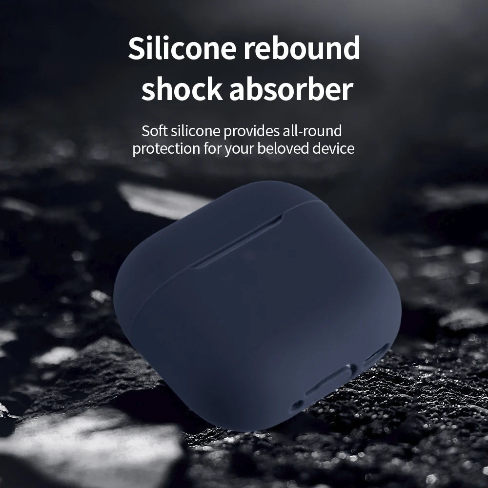 2024 New Silicone Case for Apple AirPods 4 - Protective Cover for 4th Gen Wireless Headphones
