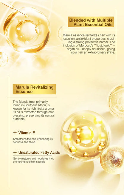 PURC Morocco Argan Oil Hair Serum - Nourishing Treatment for Smoothing, Shine, and Repairing Damaged, Frizz, and Dry Hair