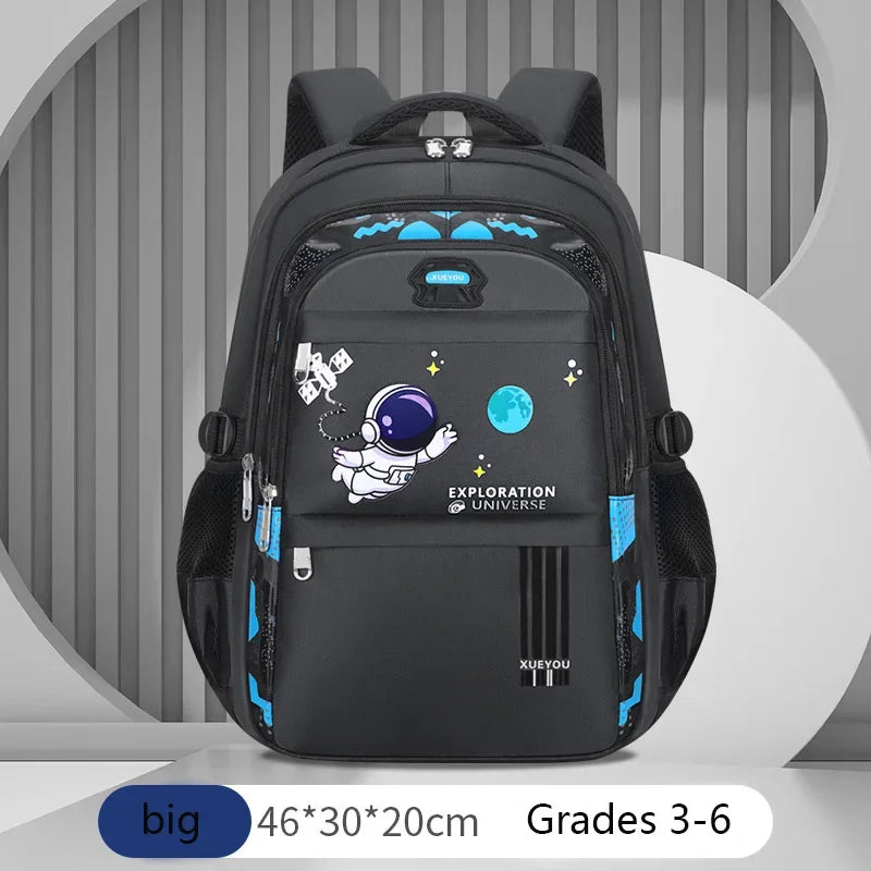 Astronaut Waterproof Backpack for Boys 2-16 Years – School & Primary Book Bag