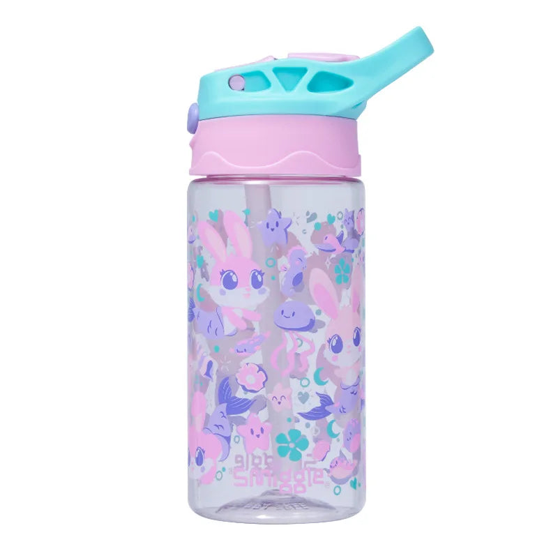 430/650ML Australian Smiggle Water Bottle – Portable Straw Cup for Kids & School Use