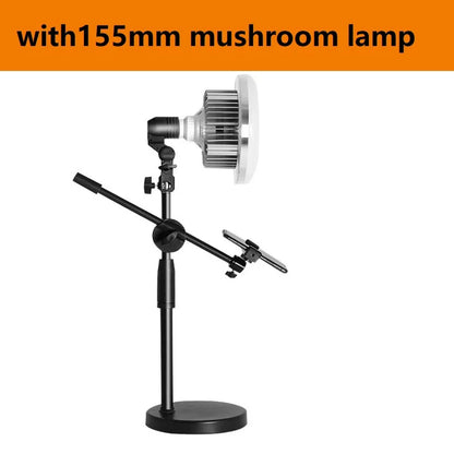 Overhead Tripod with Ring Light - Tabletop Stand & Mobile Phone Holder for Nail Art Photography