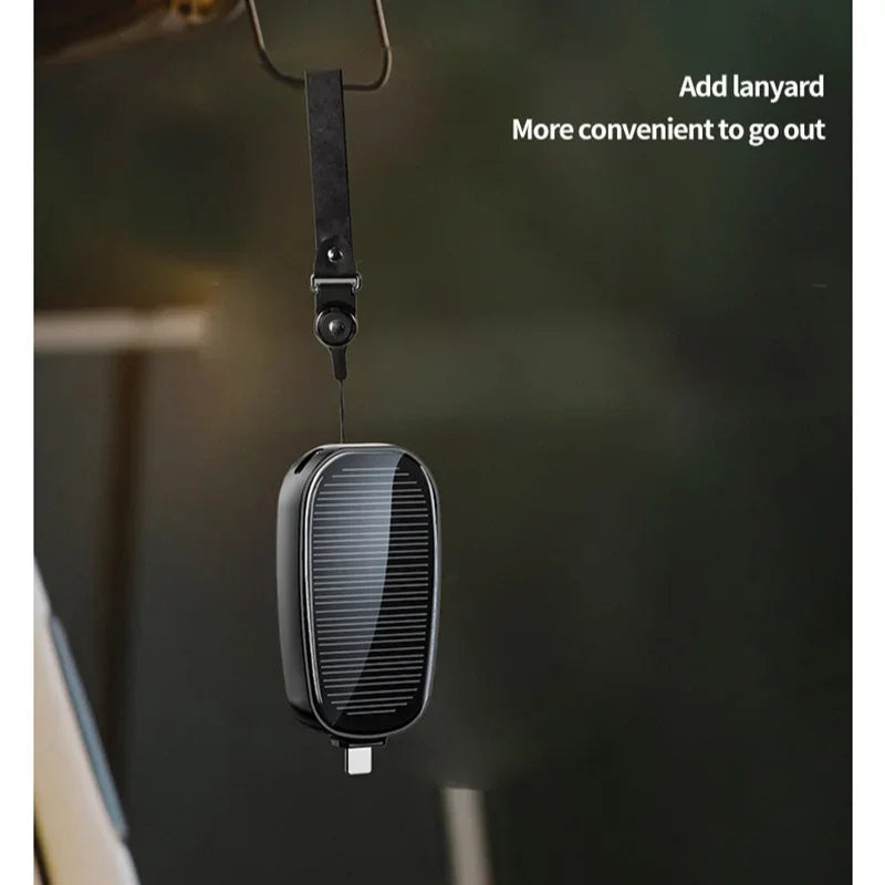 1200mAh Oneplus Solar  Key Ring Mini Power Bank
