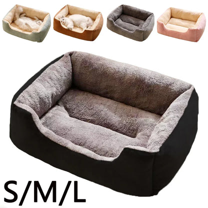 Cat Bed Cushion for Pets Kitten & Dog House Supplies Basket Habitat Accessories