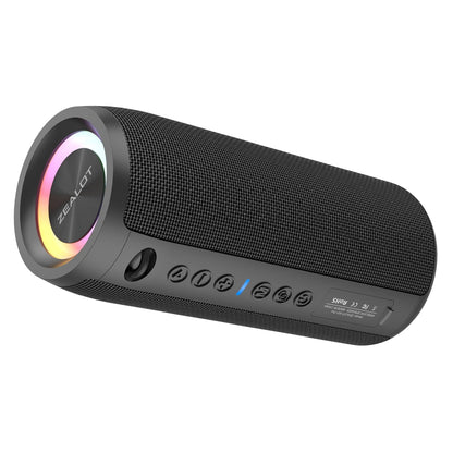 ZEALOT-S51Pro 40W High-Power Bluetooth Speaker, 3D Stereo Bass, Portable, IPX5 Waterproof, TWS Boom Box