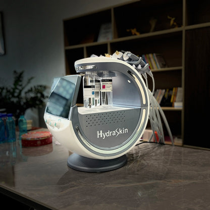2024 Ultrasound Skin Care & Cryotherapy Microdermabrasion Machine with Hydro Facial & Skin Analyzer