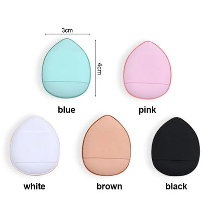5/10Pcs Mini Finger Puff – Air Cushion Powder Sponge for Foundation & BB Cream Application