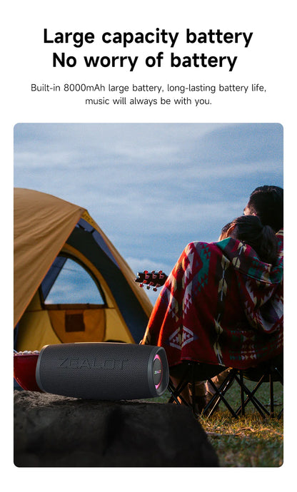 ZEALOT Bluetooth 5.2 Portable Speaker