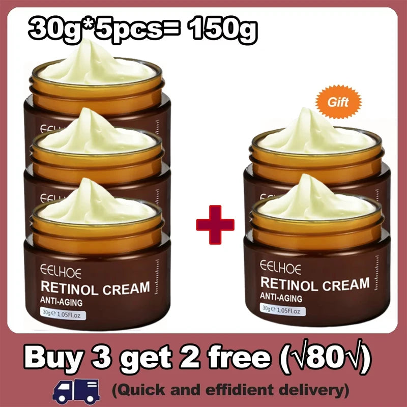 Retinol Wrinkle Remover Face Cream - Firming, Anti-Aging & Moisturizing Skin Care