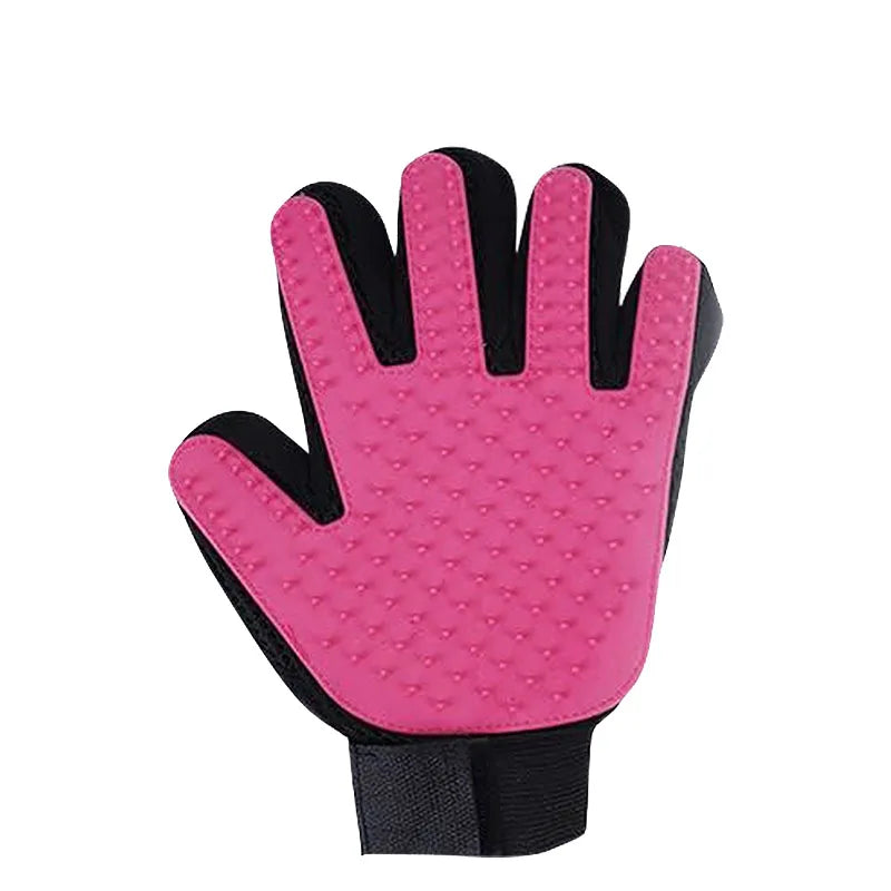 Cat Hair Removal Gloves Rubber Pet Grooming Massage Brush Effective for Dogs & Cats 6 Colors