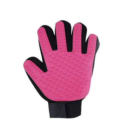 Cat Hair Removal Gloves Rubber Pet Grooming Massage Brush Effective for Dogs & Cats 6 Colors