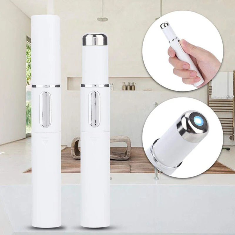 Facial Beauty Device & Eye Massager - Blue Light Treatment for Dark Circles, Eye Bags & Skin Texture