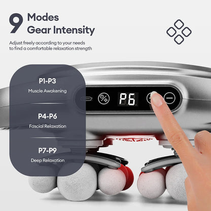 42-Head Fascia Gun High-Frequency Vibration Body Massager for Neck, Back & Waist Relief