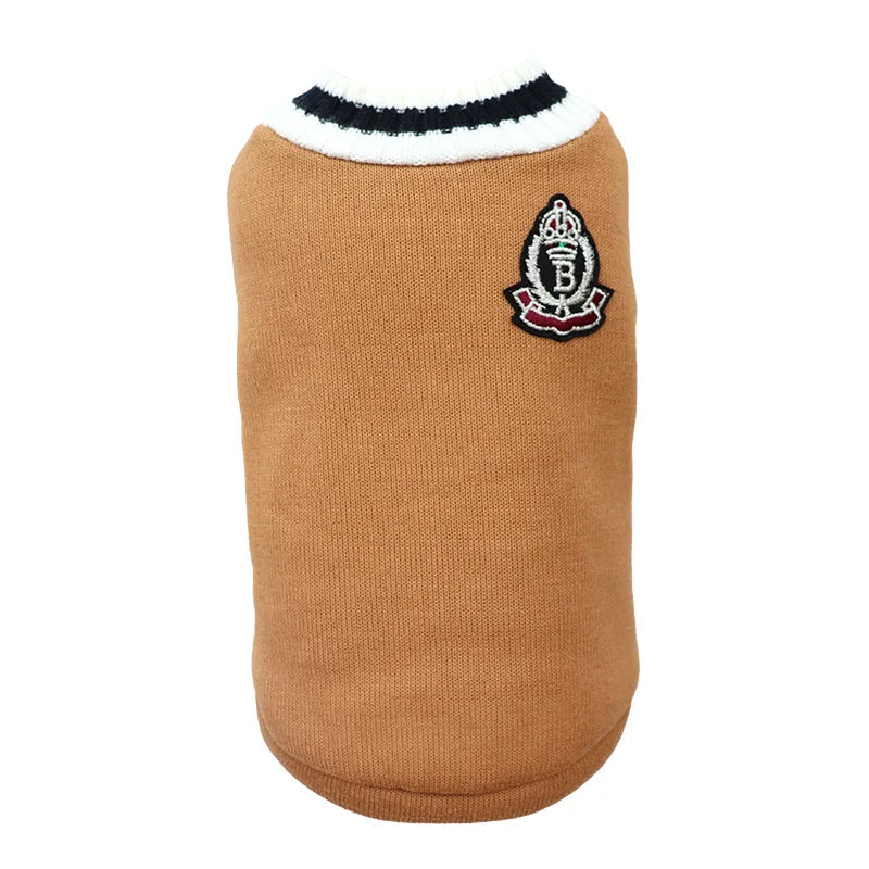 Pet Cat & Dog Christmas Sweater – Autumn/Winter Pullover for Small Dogs & Kittens