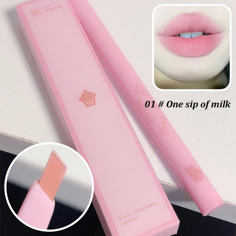 Dessert Lip Liner – Automatic Rotating Waterproof & Long-Lasting Lipstick Pen