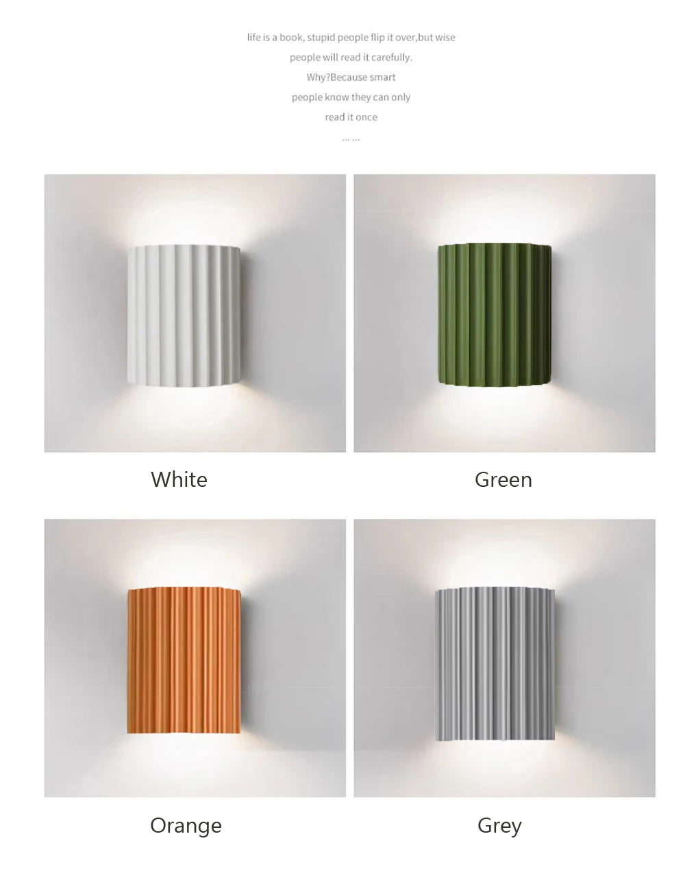 Macaron LED Wall Lamp - Resin Luxury Sconce for Living Room, Bedside & Hallway Decor
