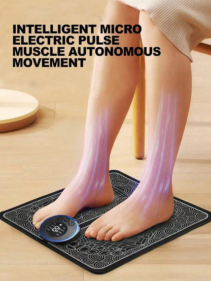 Foot Massager EMS Pulse Therapy Acupoint Foot Massage Device & Pad