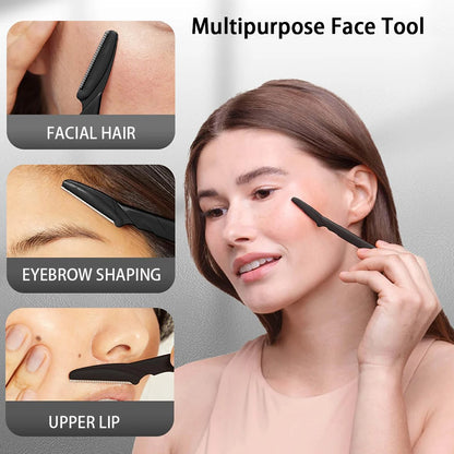 Eyebrow Razor Set – Multipurpose Face Razors for Women & Men, Dermaplaning Shaver Tool